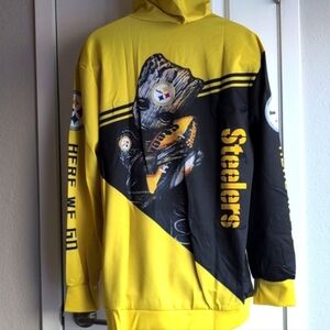 Pittsburgh Steelers Men's Logo Long Sleeve Hoodie